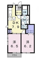 クラベールハウスの物件間取画像